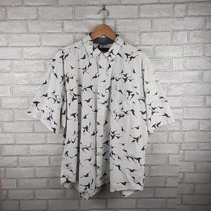 Nautica Classic Fit Print Cotton Men"s Shirt